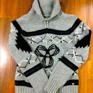 Aritzia TNA Wool Zip Up Sweater